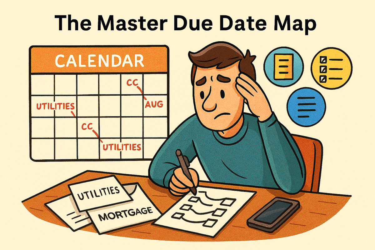 Post #2: The Master Due Date Map — Real Bills, Real Timing, Real Control